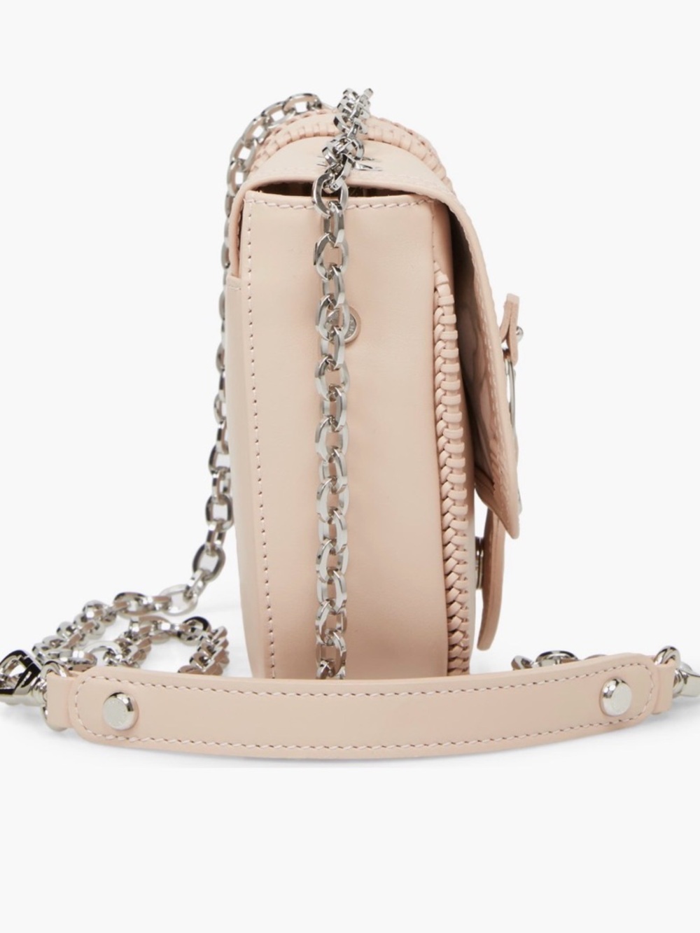 Longchamp Powder Pink Amazone Leather Crossbody Bag NWT - Picture 4 of 6